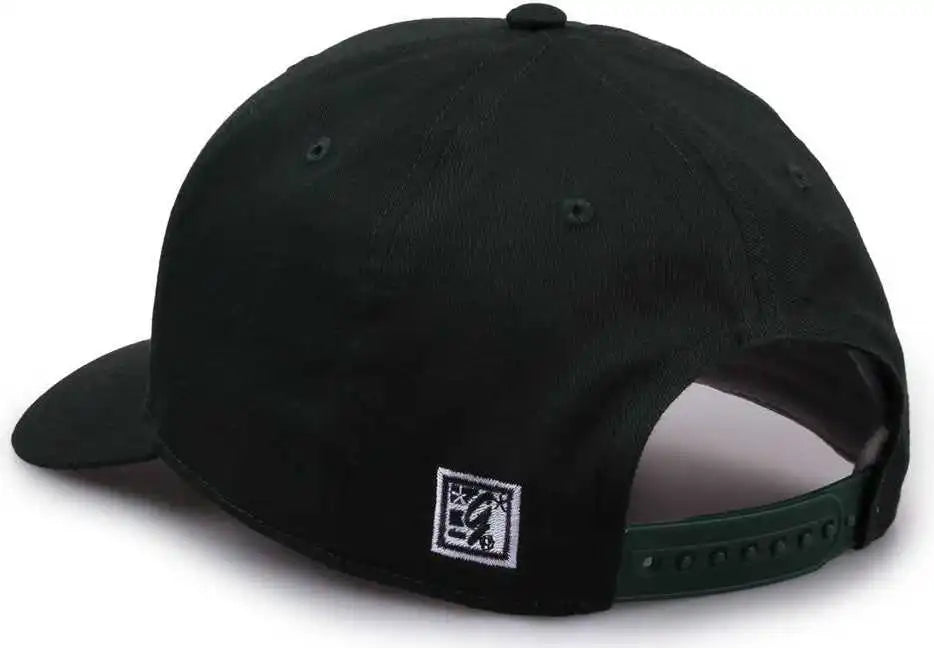 The Game Gb515 Twill Snapback Cap Dark Green Forest / 6 7/8’’ 7 5/8’’