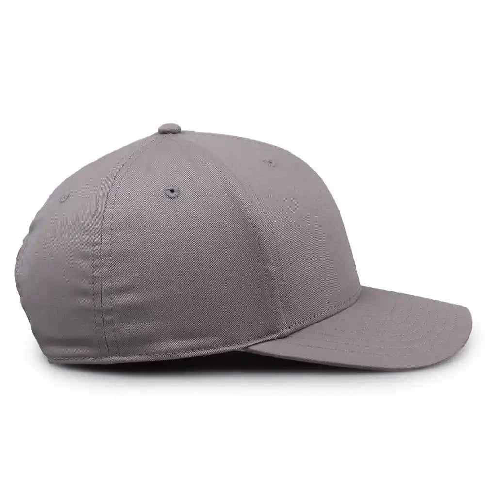 The Game Gb515 Twill Snapback Cap Gray / 6 7/8’’ 7 5/8’’