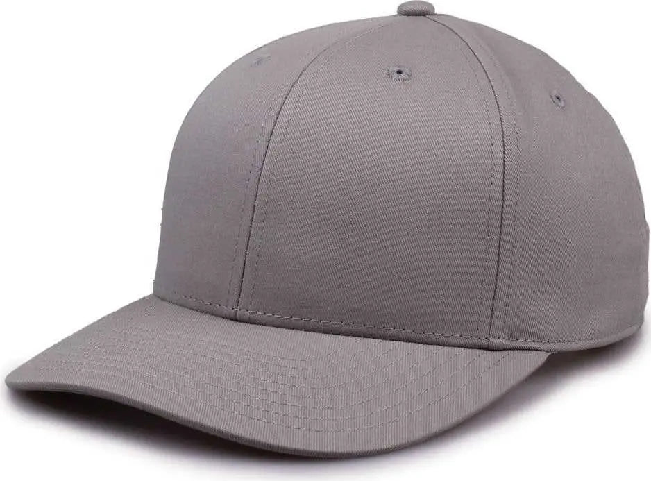 The Game Gb515 Twill Snapback Cap - Gray - 6 7/8’’ - 7 5/8’’