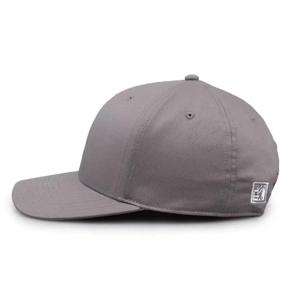 The Game Gb515 Twill Snapback Cap - Gray - 6 7/8’’ - 7 5/8’’