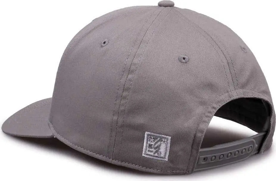 The Game Gb515 Twill Snapback Cap - Gray - 6 7/8’’ - 7 5/8’’