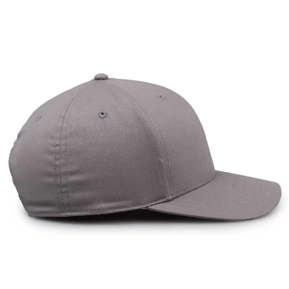 The Game Gb515 Twill Snapback Cap - Gray - 6 7/8’’ - 7 5/8’’