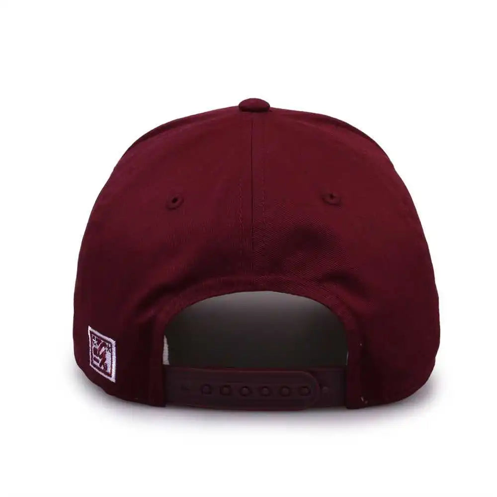 The Game Gb515 Twill Snapback Cap Maroon / 6 7/8’’ 7 5/8’’