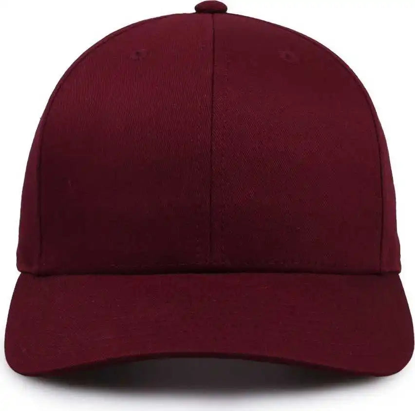 The Game Gb515 Twill Snapback Cap Maroon / 6 7/8’’ 7 5/8’’
