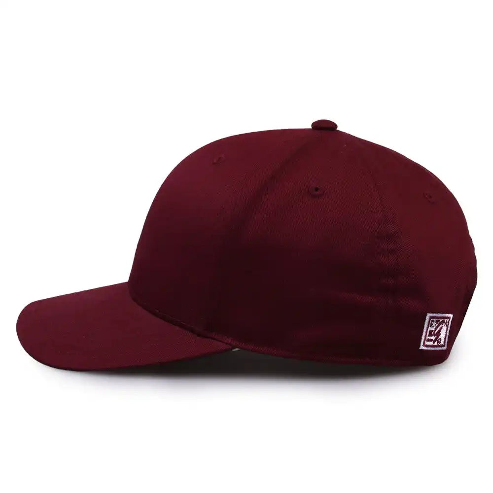 The Game Gb515 Twill Snapback Cap Maroon / 6 7/8’’ 7 5/8’’