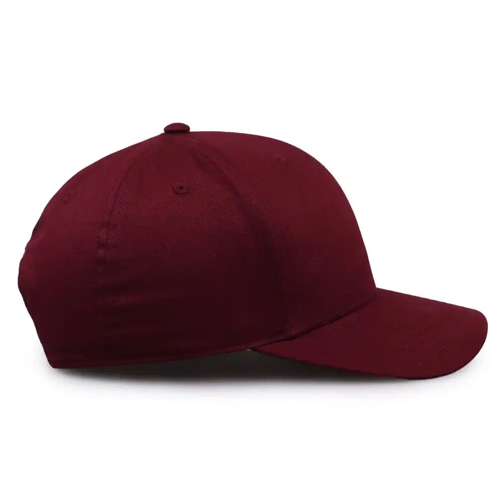 The Game Gb515 Twill Snapback Cap Maroon / 6 7/8’’ 7 5/8’’