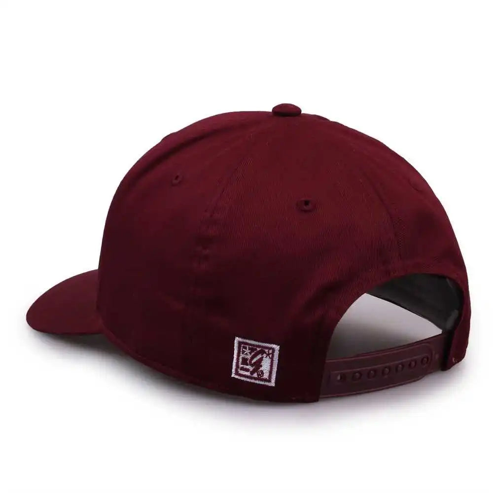 The Game Gb515 Twill Snapback Cap Maroon / 6 7/8’’ 7 5/8’’