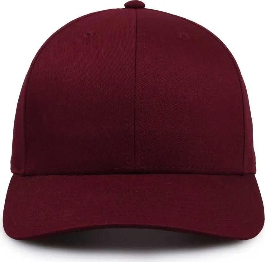 The Game Gb515 Twill Snapback Cap - Maroon