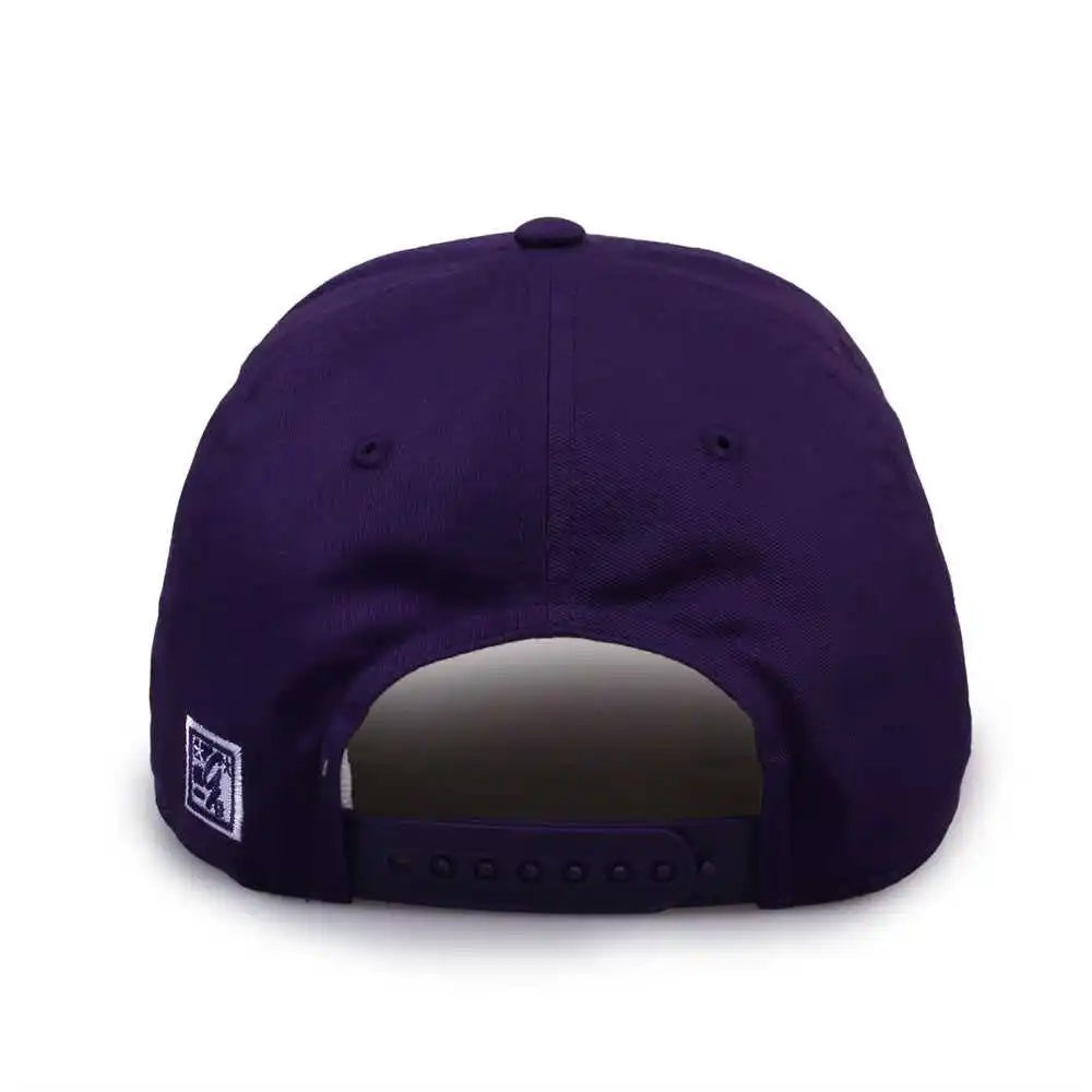 The Game Gb515 Twill Snapback Cap Purple / 6 7/8’’ 7 5/8’’