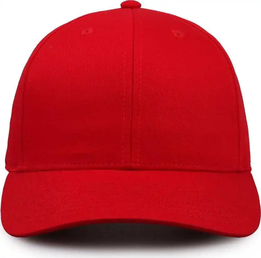 The Game Gb515 Twill Snapback Cap Red / 6 7/8’’ 7 5/8’’