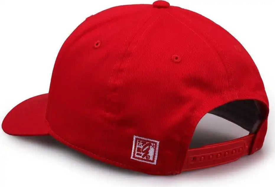The Game Gb515 Twill Snapback Cap Red / 6 7/8’’ 7 5/8’’