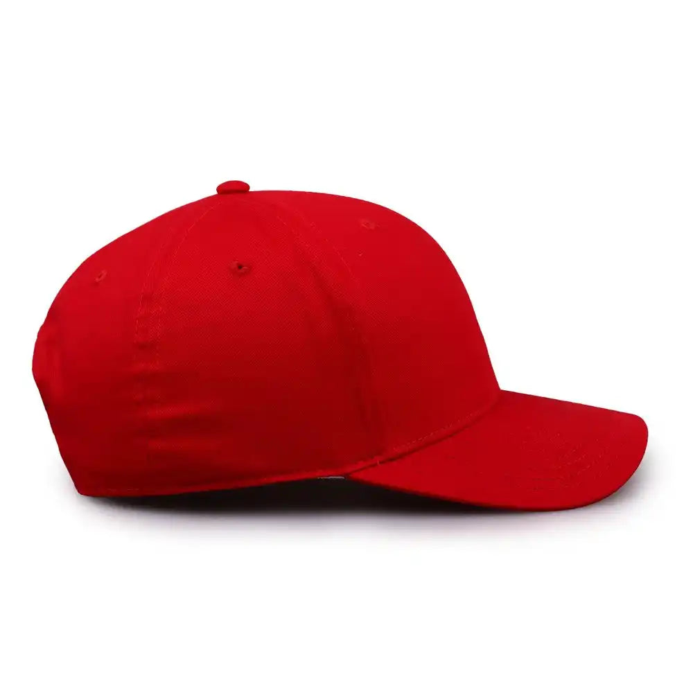 The Game Gb515 Twill Snapback Cap Red / 6 7/8’’ 7 5/8’’