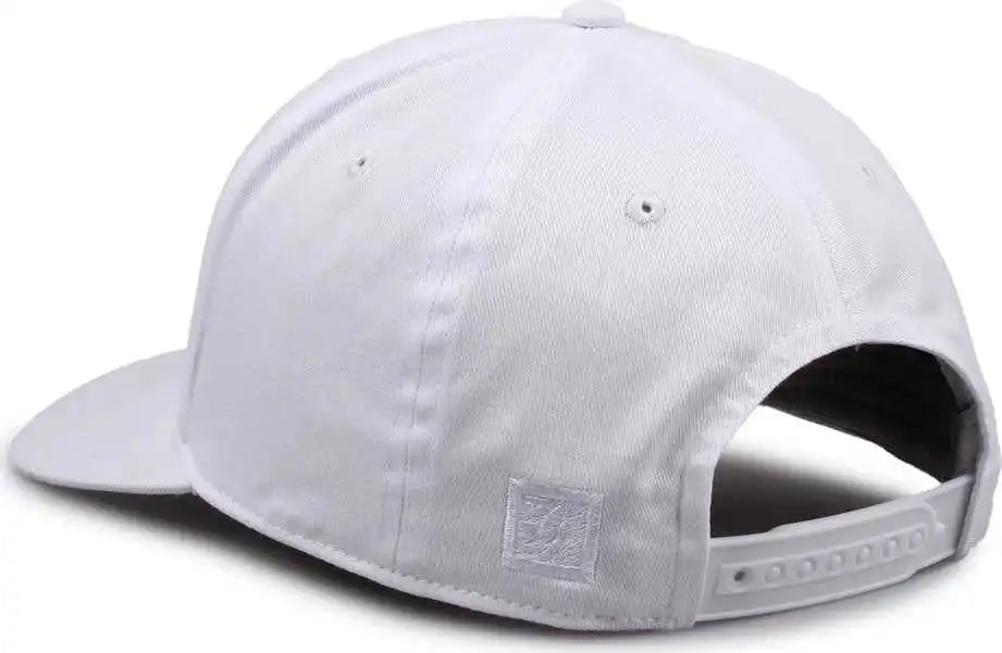 The Game Gb515 Twill Snapback Cap White / 6 7/8’’ 7 5/8’’