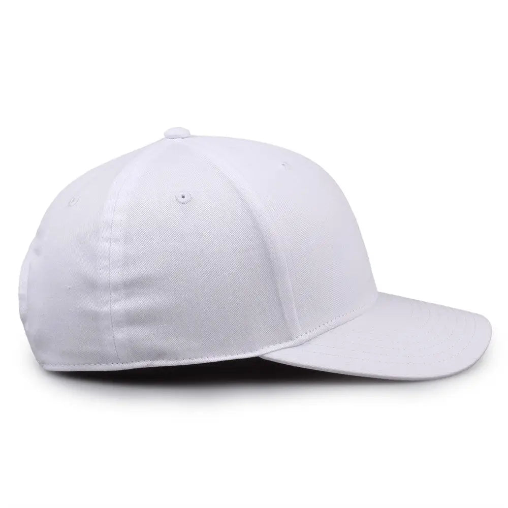 The Game Gb515 Twill Snapback Cap - White - 6 7/8’’ - 7 5/8’’