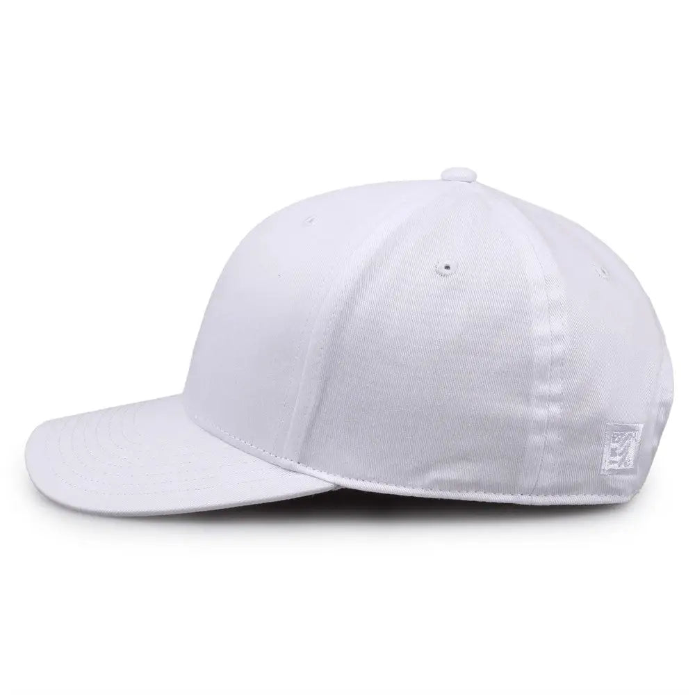 The Game Gb515 Twill Snapback Cap - White - 6 7/8’’ - 7 5/8’’