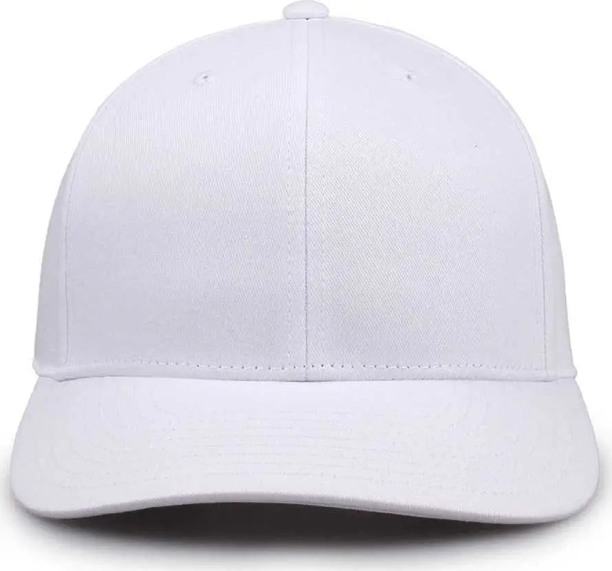 The Game Gb515 Twill Snapback Cap - White - 6 7/8’’ - 7 5/8’’