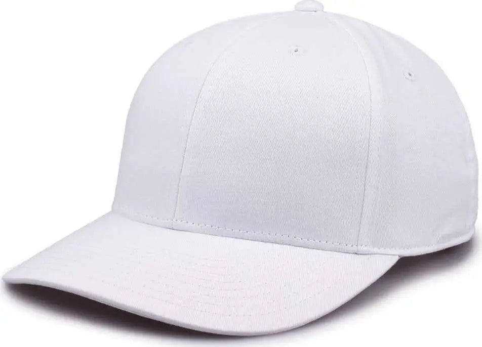 The Game Gb515 Twill Snapback Cap - White - 6 7/8’’ - 7 5/8’’