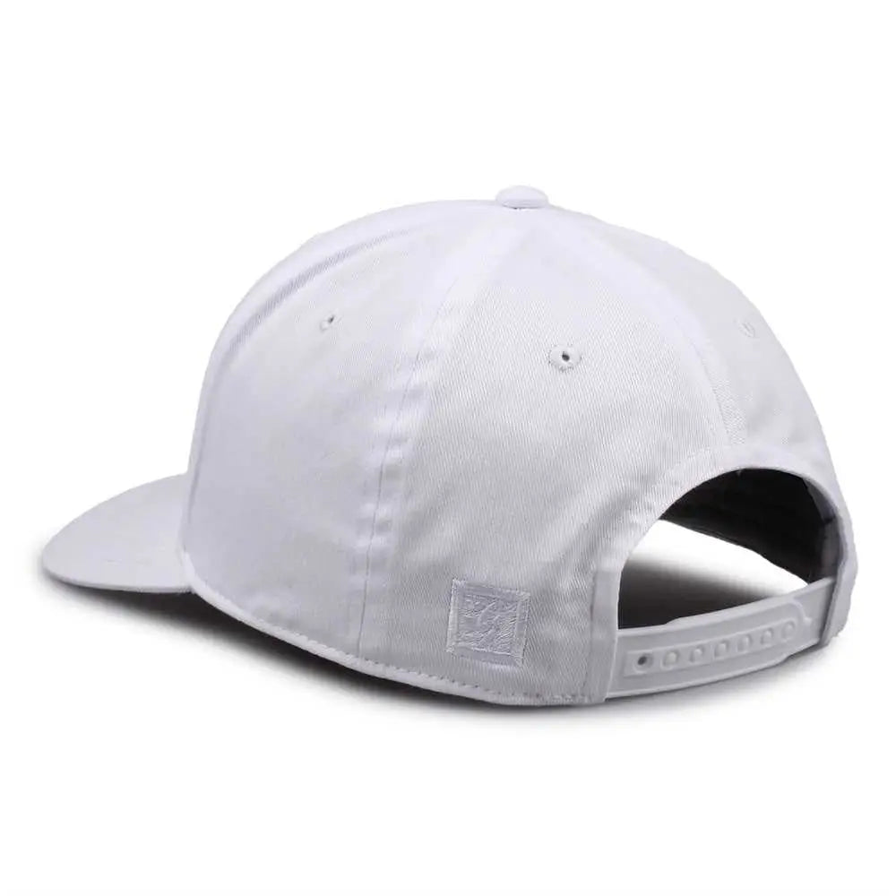 The Game Gb515 Twill Snapback Cap - White - 6 7/8’’ - 7 5/8’’
