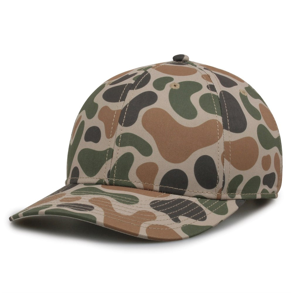 The Game Gb515c Camo Twill Snapback Cap - Duck