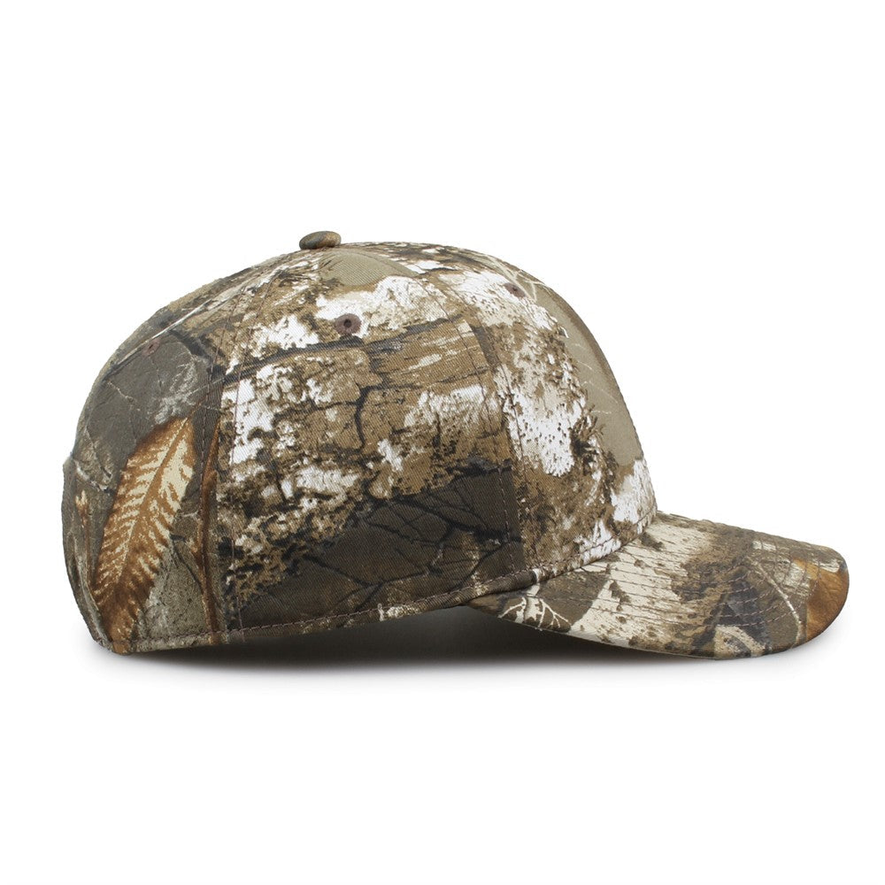 The Game Gb515c Camo Twill Snapback Cap - Realtree Edge