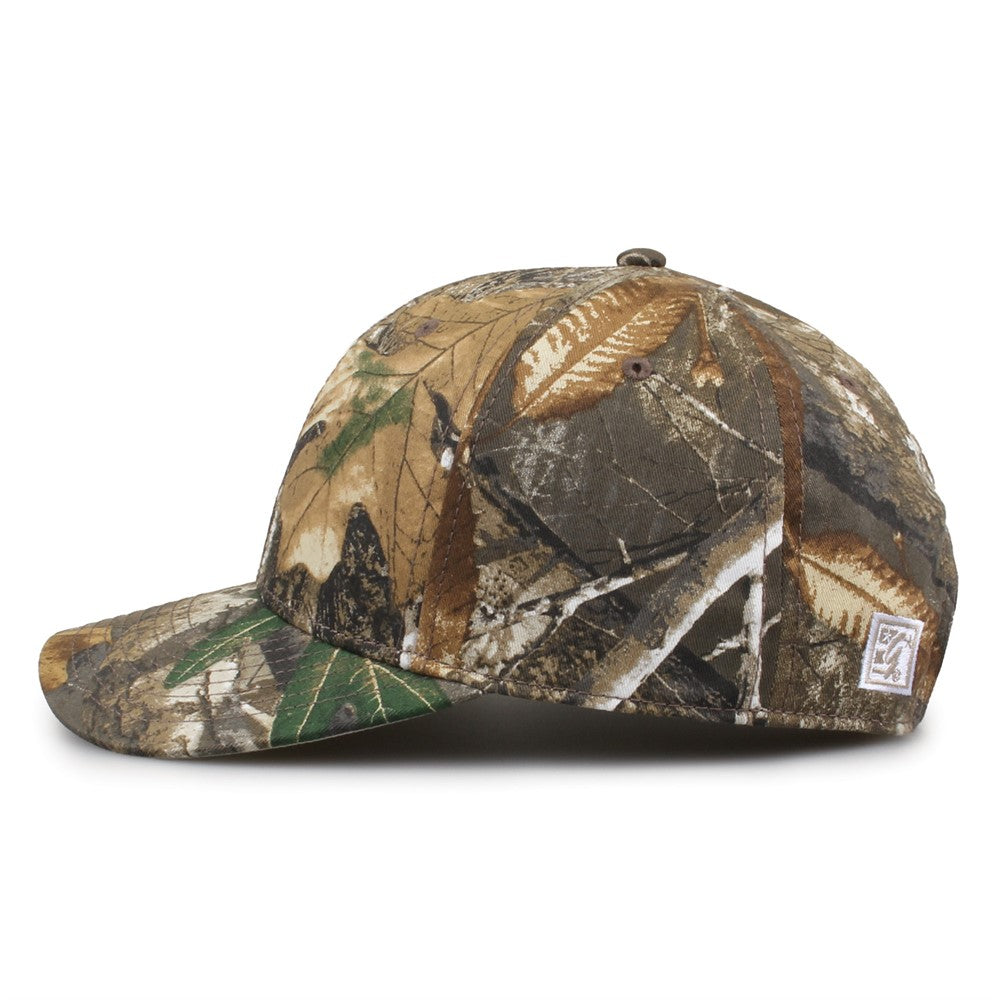 The Game Gb515c Camo Twill Snapback Cap - Realtree Edge
