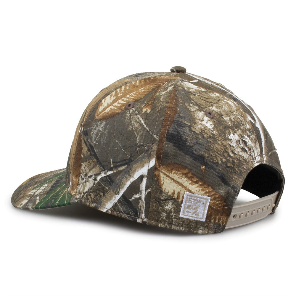 The Game Gb515c Camo Twill Snapback Cap - Realtree Edge