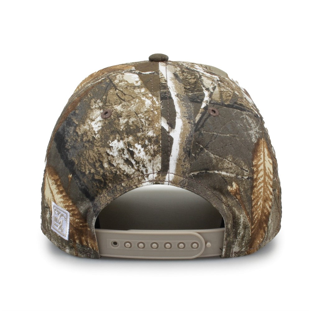 The Game Gb515c Camo Twill Snapback Cap - Realtree Edge
