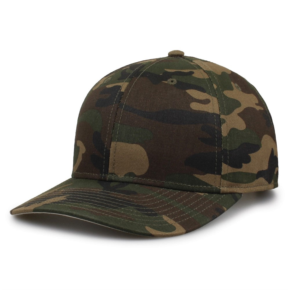 The Game Gb515c Camo Twill Snapback Cap - Woodland