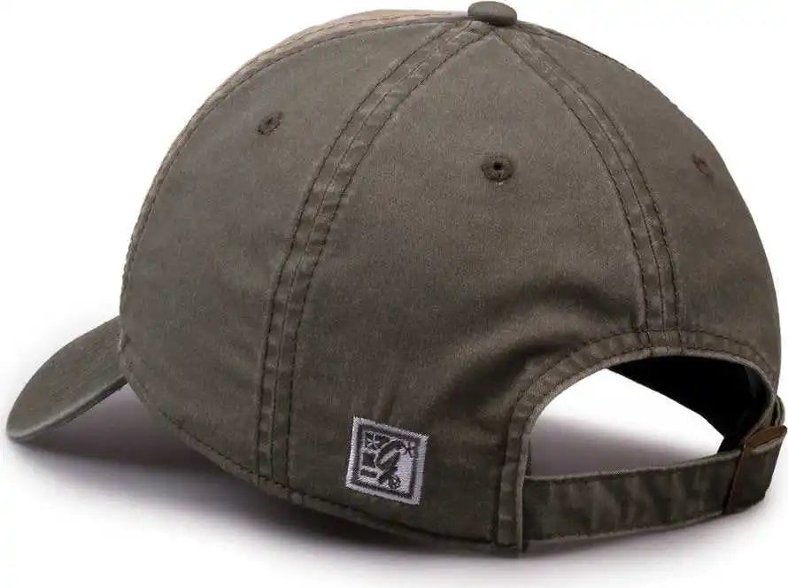 The Game Gb516 Twill Color Block Cap Khaki Sage Green / 6 7/8’’ 7 5/8’’