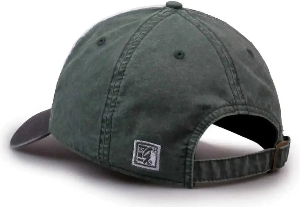 The Game Gb516 Twill Color Block Cap - White Mallard Charcoal - Dark Gray / 6 7/8’’ - 7 5/8’’