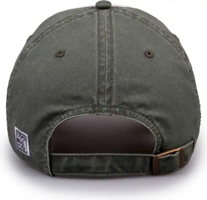 The Game Gb516 Twill Color Block Cap White Olive Atmosphere / 6 7/8’’ 7 5/8’’