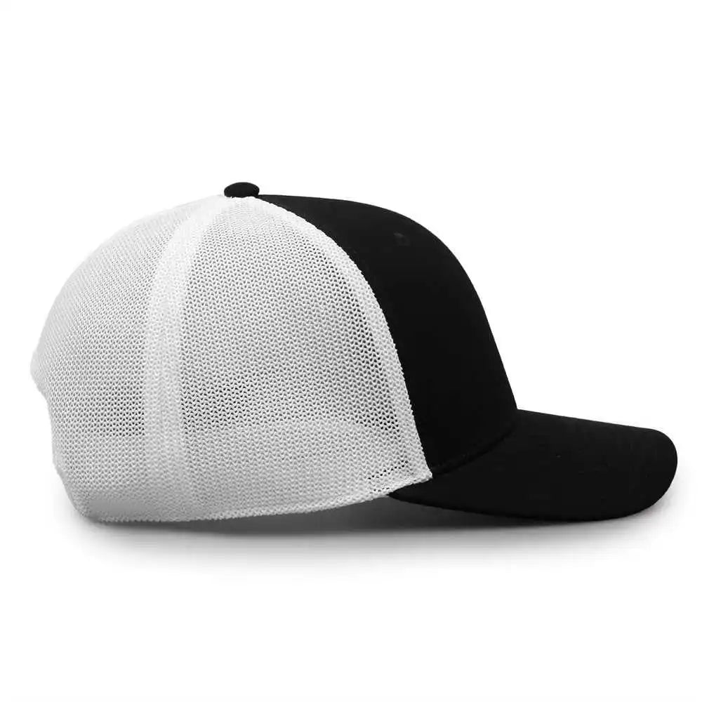 The Game Gb518 Everyday Trucker Cap Black White / 6 7/8’’ 7 5/8’’