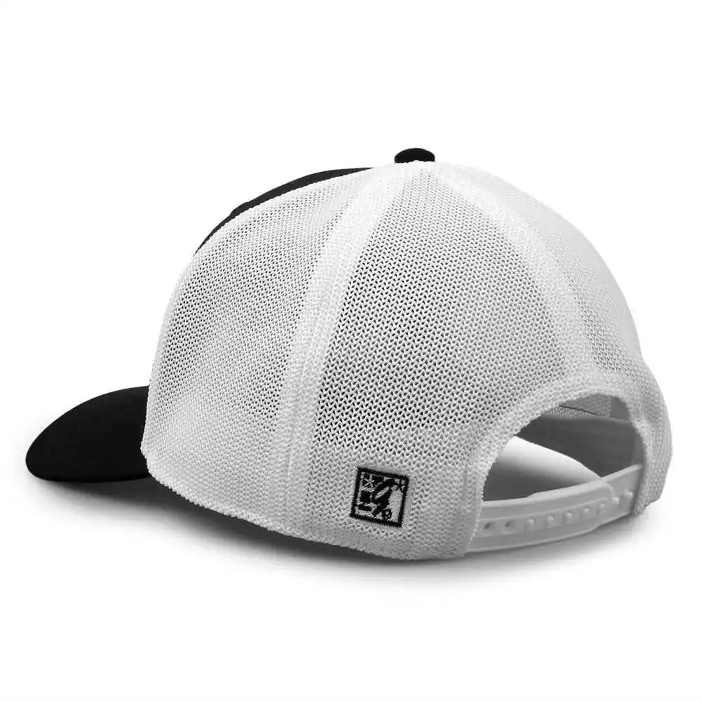 The Game Gb518 Everyday Trucker Cap Black White / 6 7/8’’ 7 5/8’’