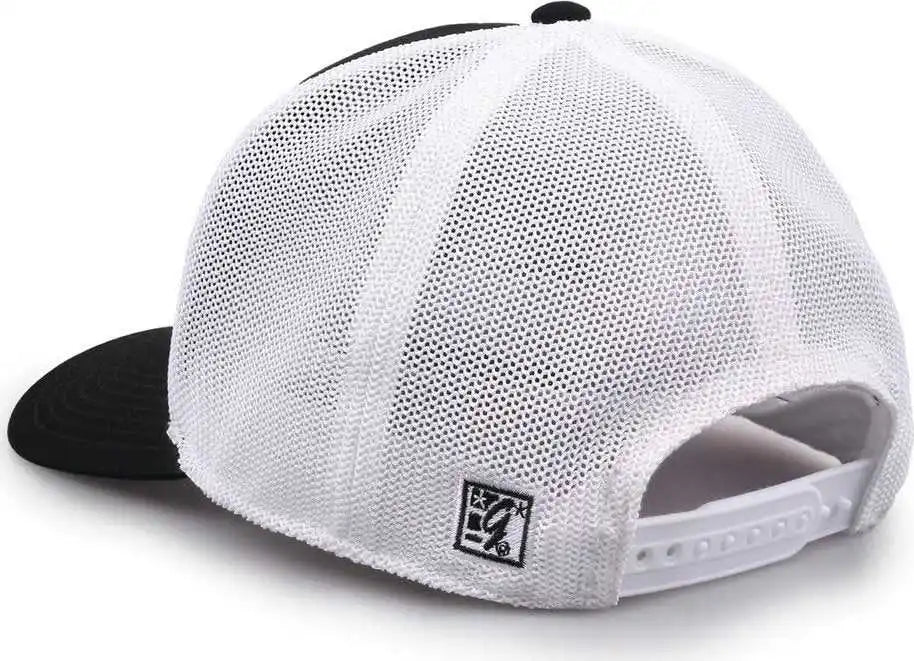 The Game Gb518 Everyday Trucker Cap - Dark Green White - Forest / 6 7/8’’ - 7 5/8’’