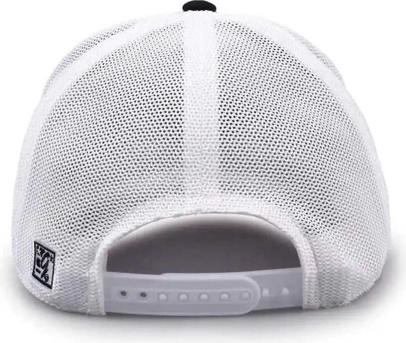 The Game Gb518 Everyday Trucker Cap - Dark Green White - Forest / 6 7/8’’ - 7 5/8’’