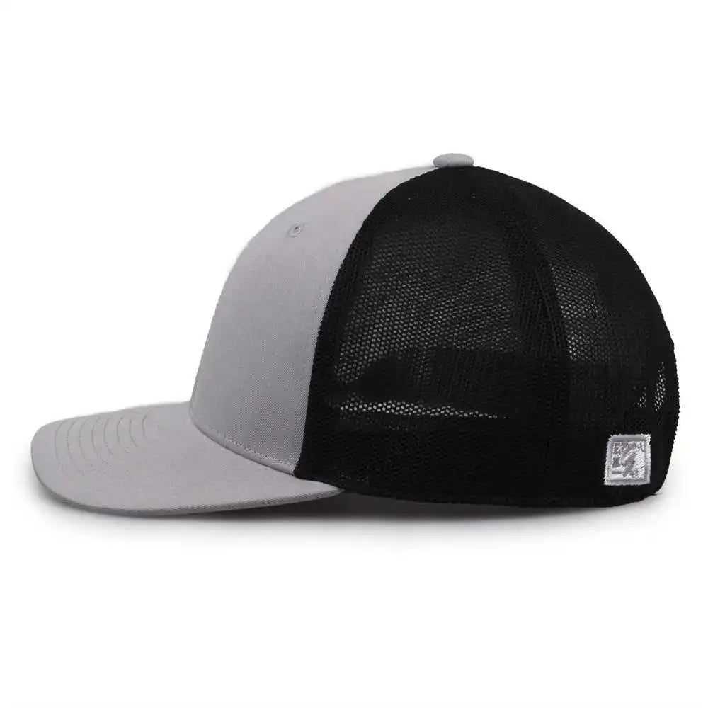 The Game Gb518 Everyday Trucker Cap Gray Black / 6 7/8’’ 7 5/8’’
