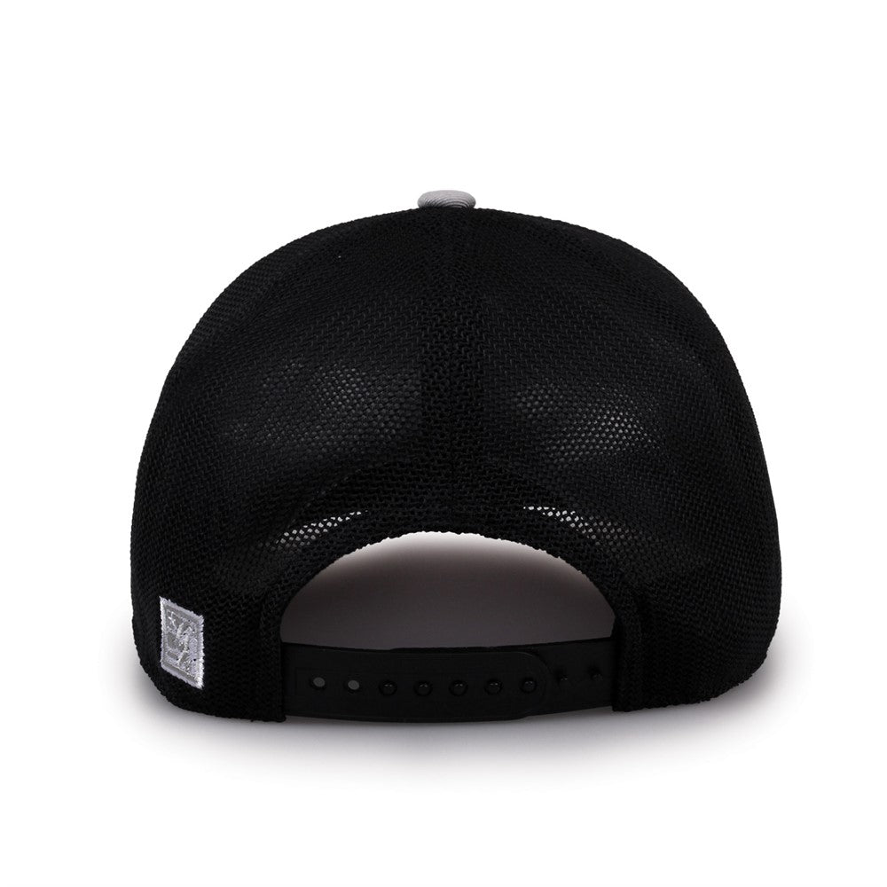 The Game Gb518 Everyday Trucker Cap - Gray Black