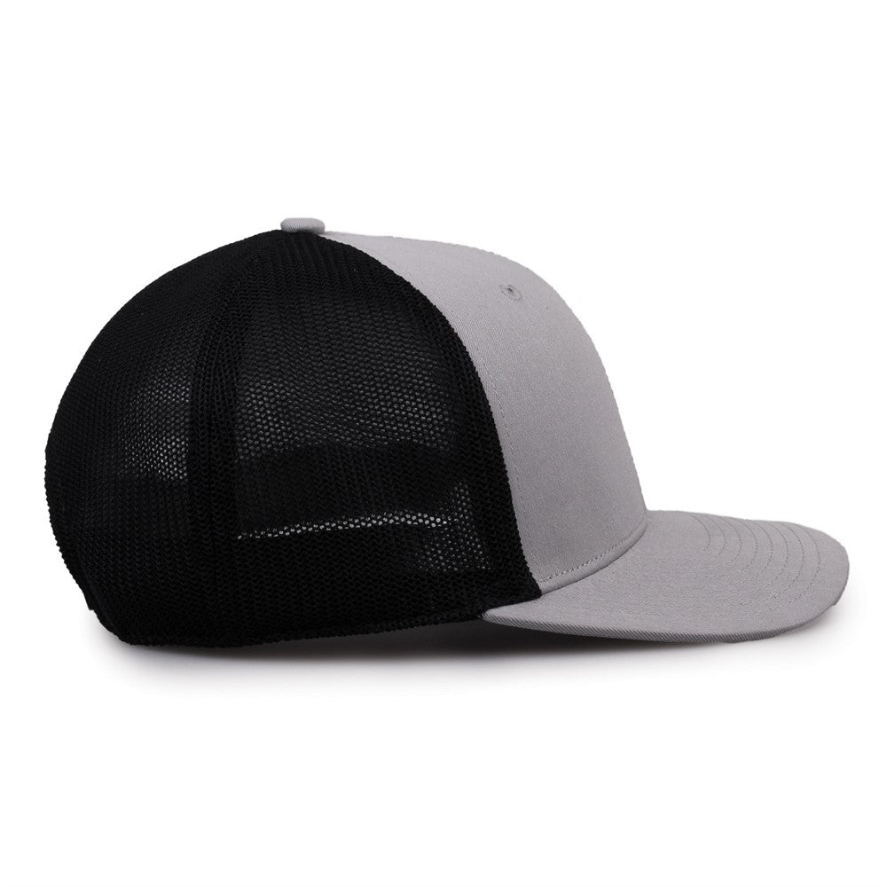 The Game Gb518 Everyday Trucker Cap - Gray Black
