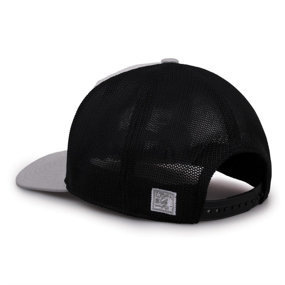 The Game Gb518 Everyday Trucker Cap - Gray Black