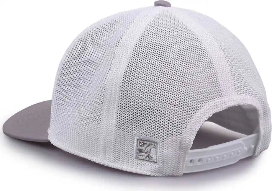 The Game Gb518 Everyday Trucker Cap Gray White / 6 7/8’’ 7 5/8’’