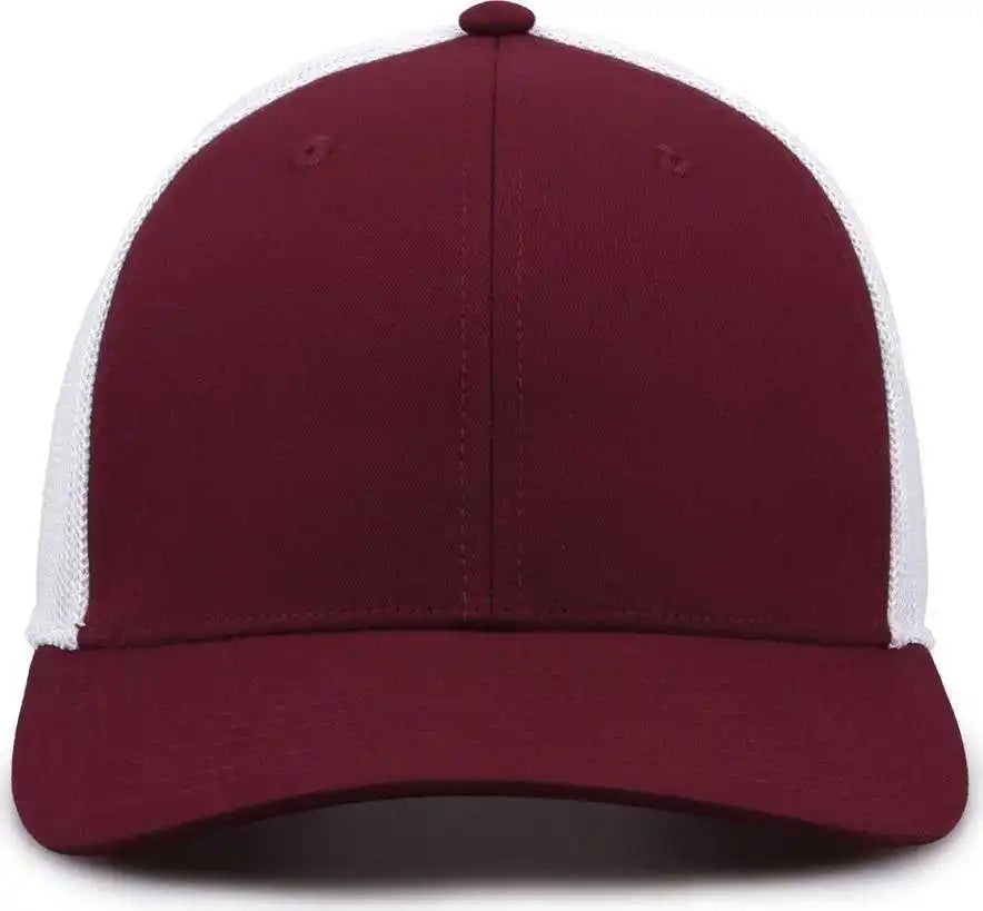 The Game Gb518 Everyday Trucker Cap Maroon White / 6 7/8’’ 7 5/8’’