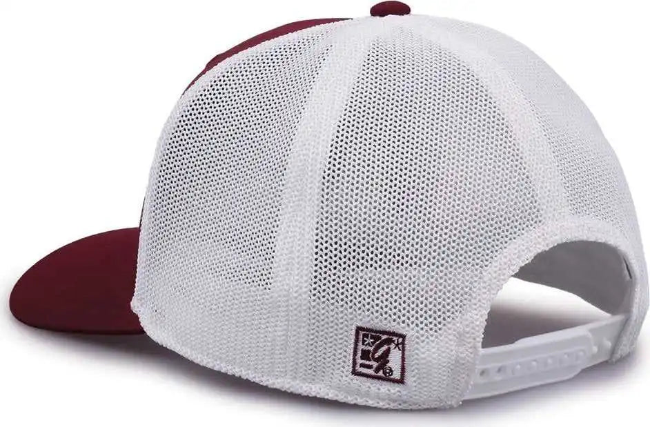 The Game Gb518 Everyday Trucker Cap Maroon White / 6 7/8’’ 7 5/8’’