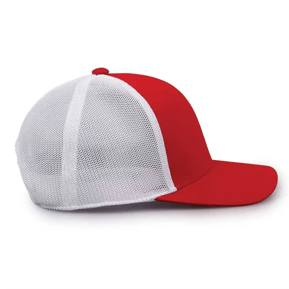 The Game Gb518 Everyday Trucker Cap Red White / 6 7/8’’ 7 5/8’’