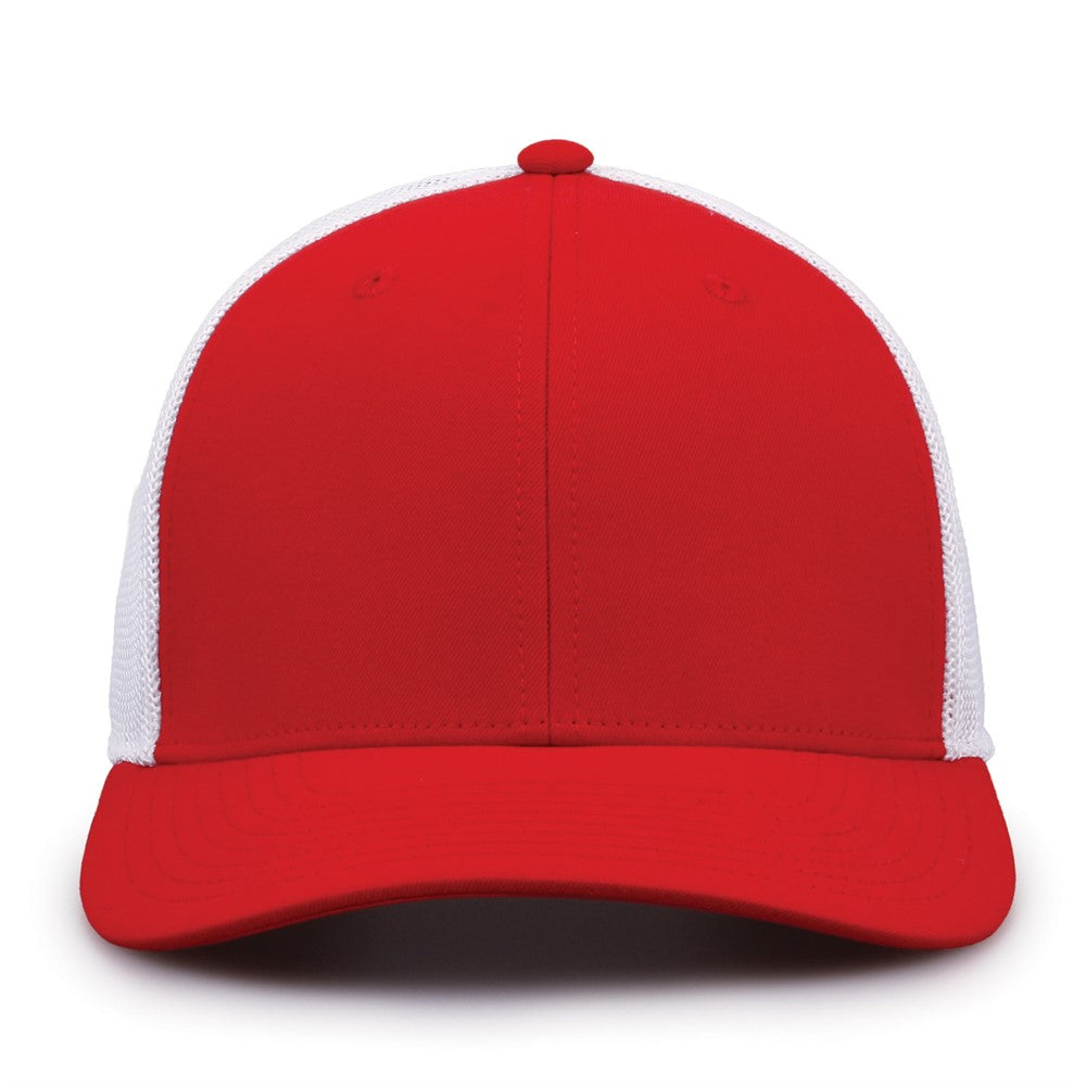 The Game Gb518 Everyday Trucker Cap - Red White