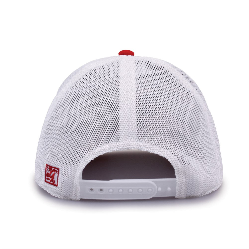 The Game Gb518 Everyday Trucker Cap - Red White