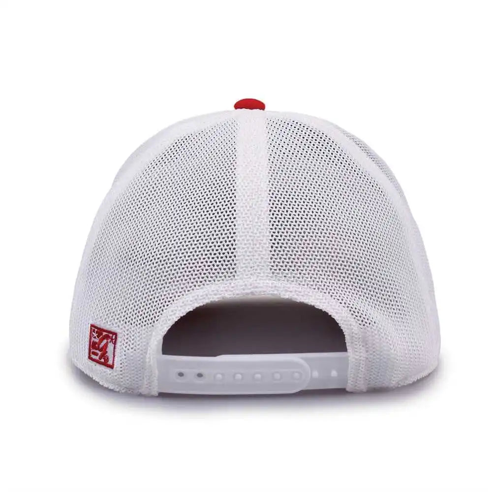 The Game Gb518 Everyday Trucker Cap Red White / 6 7/8’’ 7 5/8’’