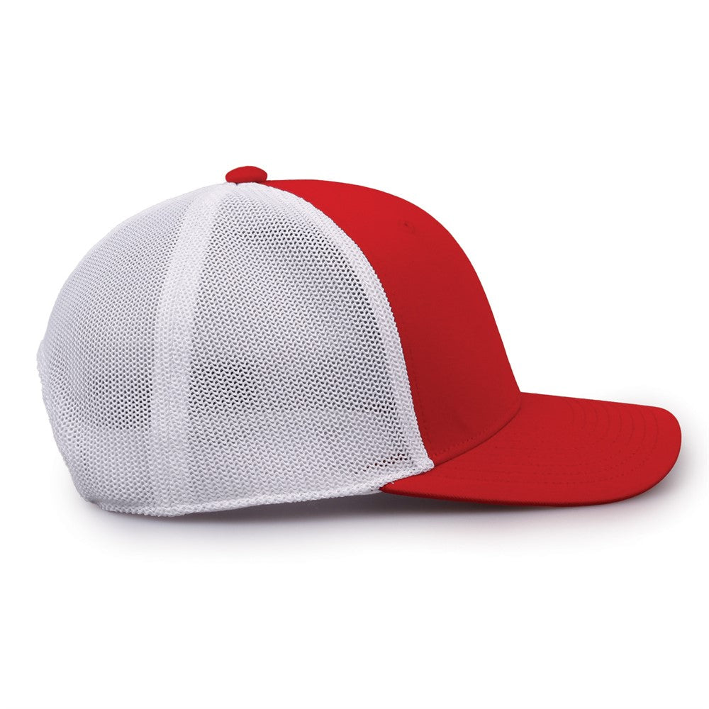 The Game Gb518 Everyday Trucker Cap - Red White