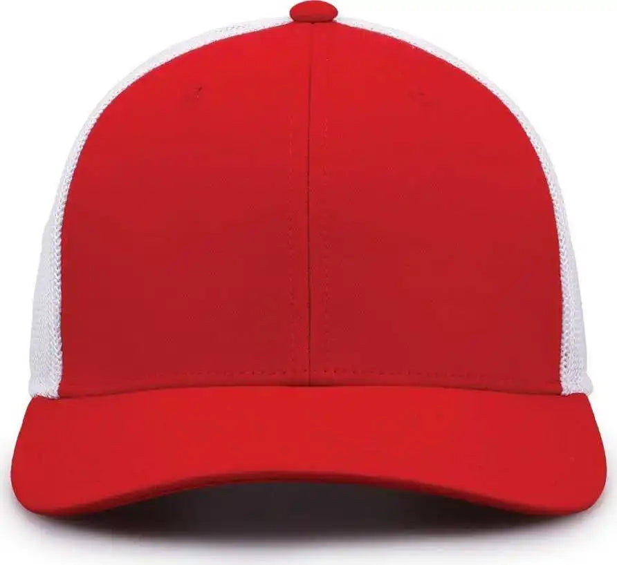 The Game Gb518 Everyday Trucker Cap Red White / 6 7/8’’ 7 5/8’’
