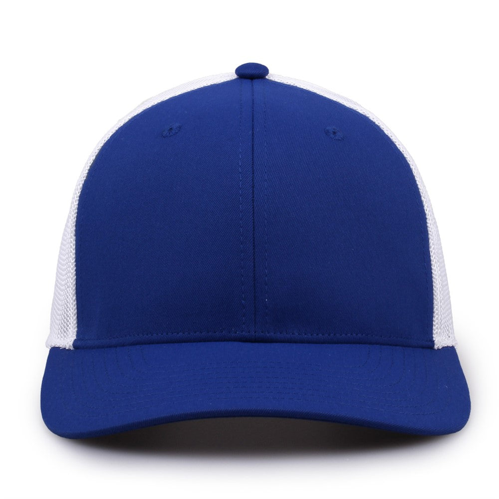 The Game Gb518 Everyday Trucker Cap - Royal White