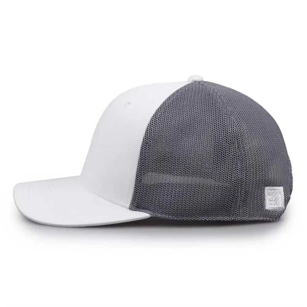 The Game Gb518 Everyday Trucker Cap White Gray / 6 7/8’’ 7 5/8’’